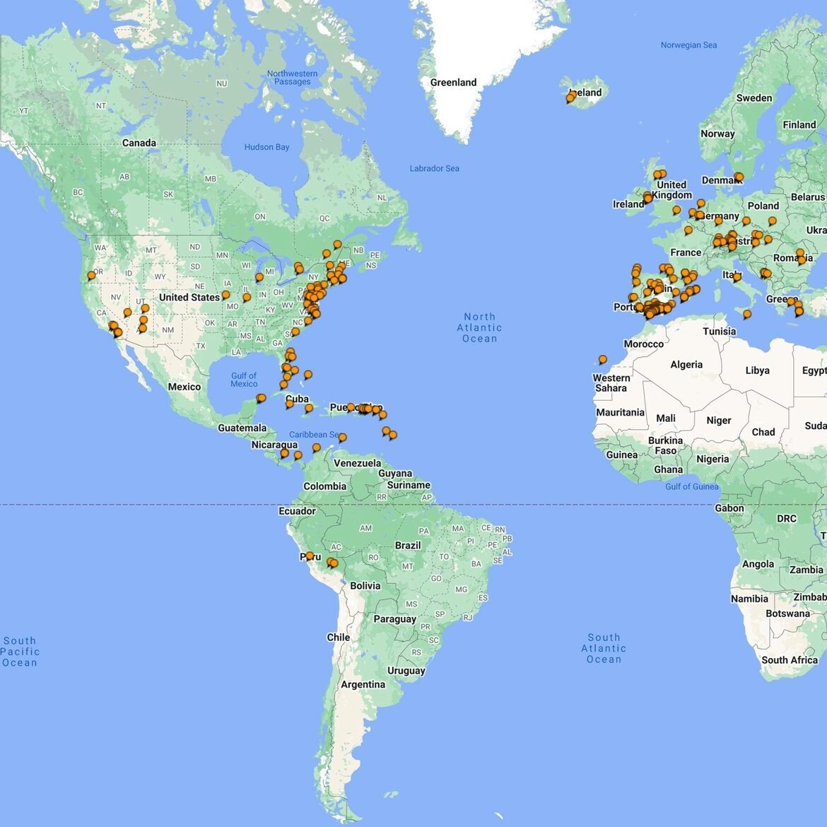 Travel Map of the World